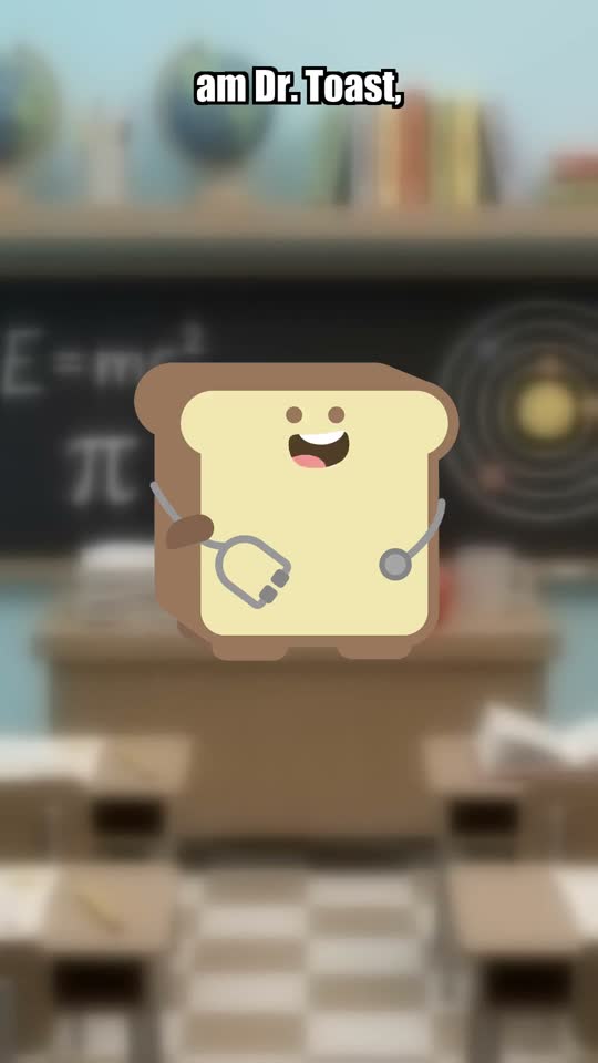 Dr. Toast teaching The Water Cycle